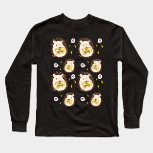 Free Hedgehugs Pattern Long Sleeve T-Shirt